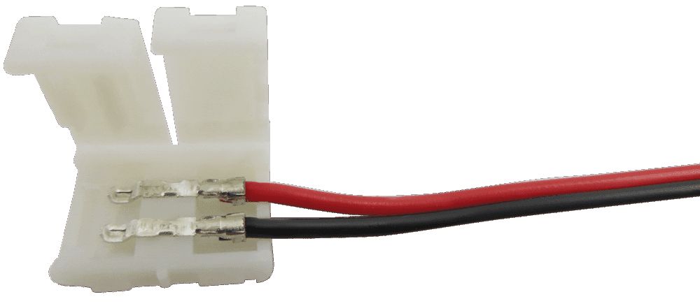фото коннектор для ленты smd-3528 swg 2pin-8mm30mm-1 000170 | 220svet.ru
