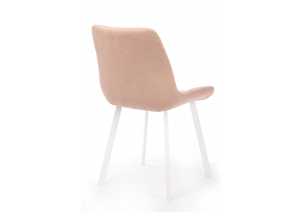 фото стул на металлокаркасе woodville челси п бежевый (zd 210) / белый np 632472 | 220svet.ru