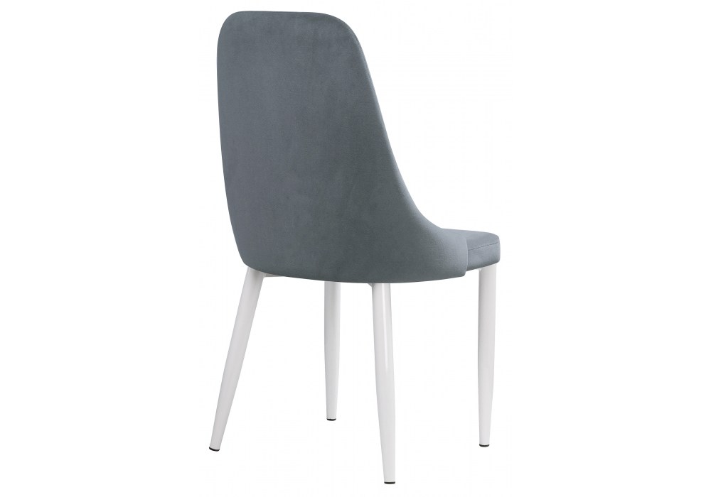 фото стул на металлокаркасе woodville kora white / gray 15221 | 220svet.ru