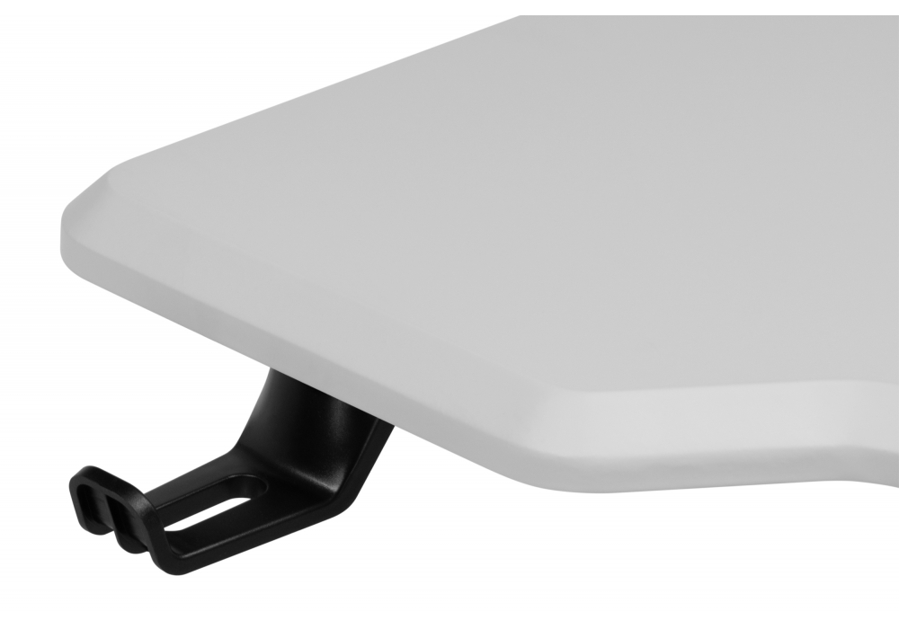 фото компьютерный стол с подъемным механизмом woodville маркос 120х75 тауп / черный 614599 | 220svet.ru