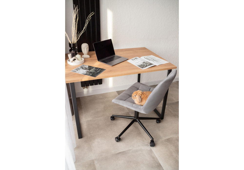 фото стол деревянный раскладной woodville лиман 120х80 дуб крафт золотой / черный матовый 615151 | 220svet.ru