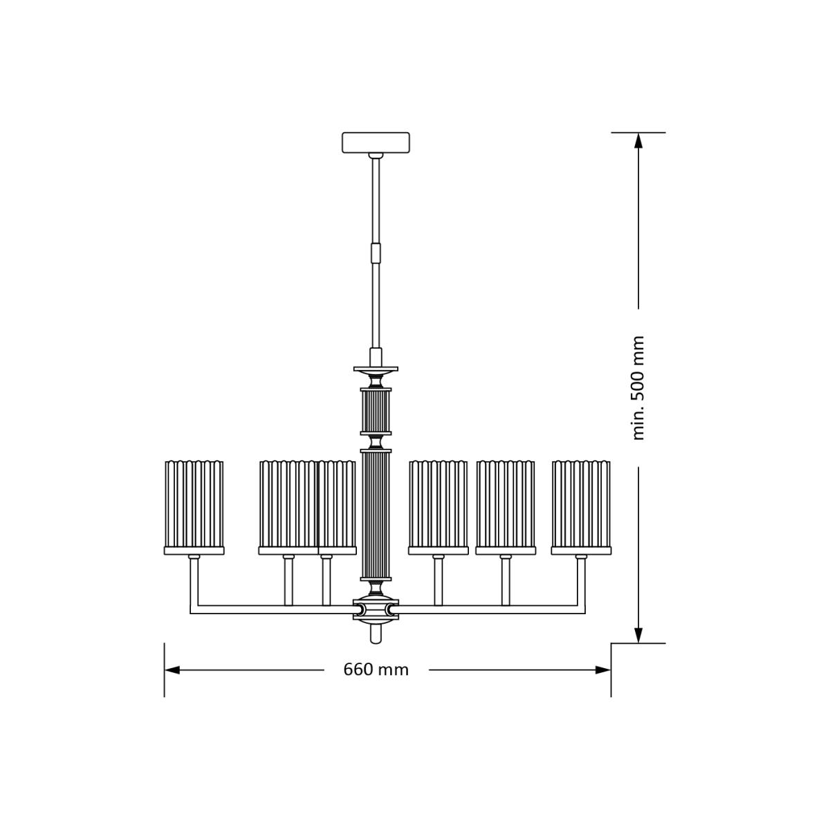 фото подвесная люстра kutek mood artu ryfel art-zw-6(n)r | 220svet.ru