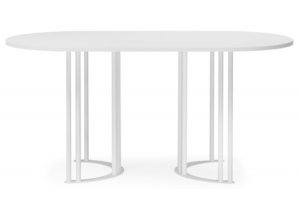 фото стол деревянный woodville хьюго белая шагрень пленка 620401 | 220svet.ru