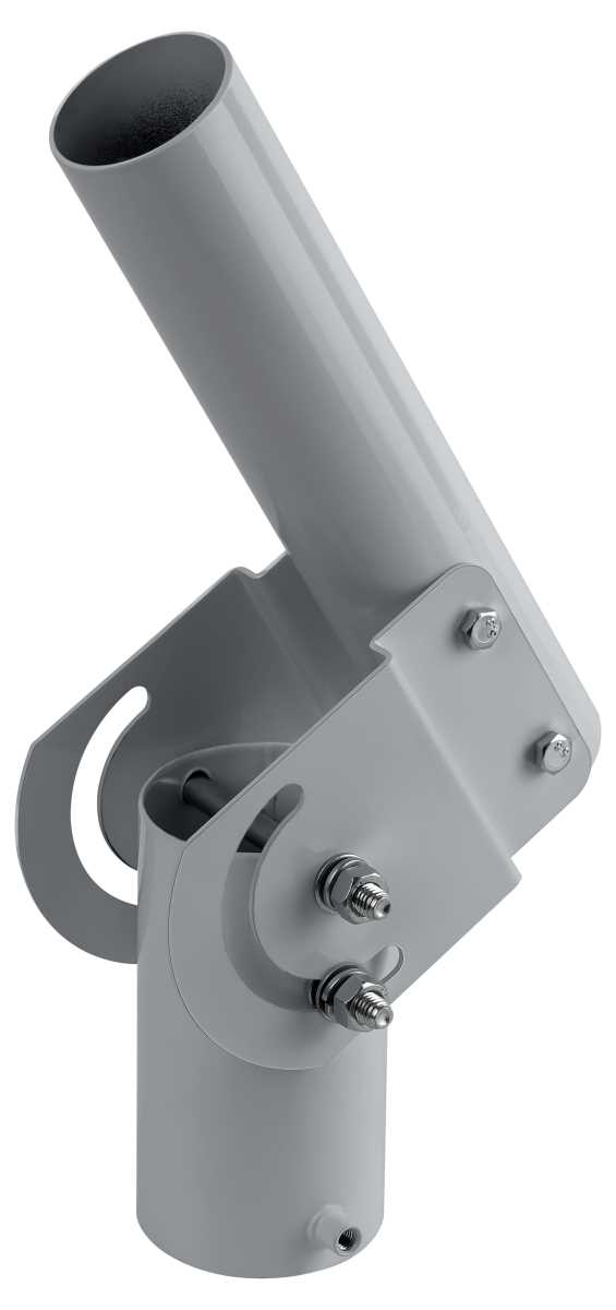фото кронштейн для уличного светильника эра spp-ac7-0-230-048 с переменным углом для торшерной установки in-d60mm out-d48mm б0057555 | 220svet.ru