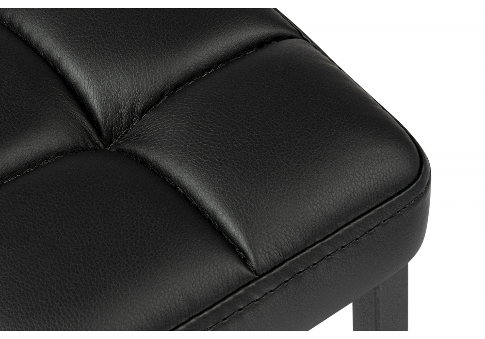 фото барный стул woodville лофт кож.зам. d6 / черный матовый 614941 | 220svet.ru