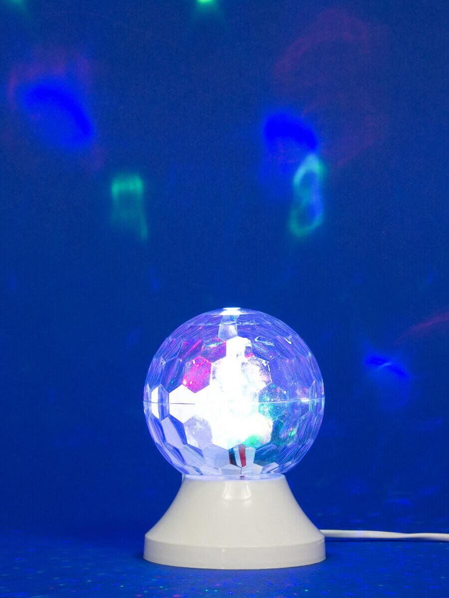 фото светодиодный светильник-проектор volpe disko uli-q311 3,5w/rgb white ul-00002764 | 220svet.ru