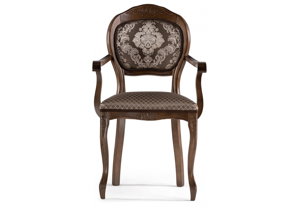 фото стул деревянный woodville лауро орех / шоколад 450647 | 220svet.ru