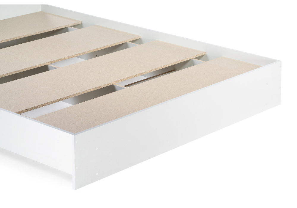 фото кровать woodville адайн 160х200 белое дерево / белое дерево 507382 | 220svet.ru