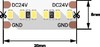 Миниатюра фото влагозащищенная лента designled 20w/m 300led/m 2216smd теплый белый 5m 002840 | 220svet.ru