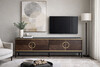 Миниатюра фото тумба под tv 4-х дверная шпон garda decor 151sv-10003 | 220svet.ru