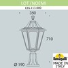 Миниатюра фото ландшафтный фонарь  fumagalli lot/noemi e35.113.000.vxh27 | 220svet.ru