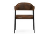 Миниатюра фото стул на металлокаркасе woodville twin brown / black 15923 | 220svet.ru