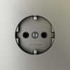 Миниатюра фото розетка встраиваемая с заземлением 16а voltum s70 vls040104 (шелк) | 220svet.ru