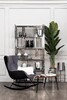 Миниатюра фото подставка под цветы серебро d25*70cм garda decor 13rxfp3105l-silver | 220svet.ru