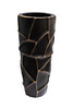 Миниатюра фото кашпо garda decor zsc872-27bl-gl | 220svet.ru