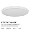 Миниатюра фото накладной светодиодный светильник ogm o18-153 | 220svet.ru