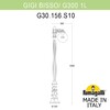 Миниатюра фото садово-парковый фонарь fumagalli gigi bisso/g300 1l g30.156.s10.bze27 | 220svet.ru