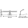 Миниатюра фото подсветка для картин lightstar noce 201144 | 220svet.ru
