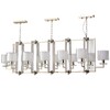 Миниатюра фото подвесная люстра crystal lux nicolas sp12 l1600 gold/white | 220svet.ru