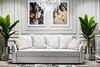 Миниатюра фото подставка под цветы серебро d25*50cм garda decor 13rxfp3105m-silver | 220svet.ru