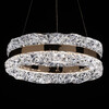 Миниатюра фото подвесная светодиодная люстра с пультом ду de city платлинг 117010201 | 220svet.ru