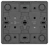 Миниатюра фото розетка эра эксперт 11-2211-05 четырехместная с заземлением 4х2p+e schuko со шторками ip20 16a-250в оу антрацит б0063004 | 220svet.ru