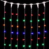 Миниатюра фото гирлянда занавес 2 x 3 м разноцветный 220в, 600 led, провод прозрачный пвх, ip54 ltc pcl602-10-2m | 220svet.ru