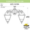 Миниатюра фото светильник уличный настенный fumagalli porpora/cefa dn u23.141.000.bxe27dn | 220svet.ru