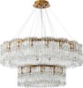 Миниатюра фото подвесная люстра хрустальная 2174/05/26p stilfort, серия admire | 220svet.ru