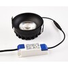 Миниатюра фото встраиваемый светильник italline it08-8042 black 3000k | 220svet.ru