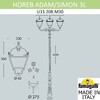 Миниатюра фото парковый фонарь fumagalli horeb adam/simon 3l u33.208.m30.axh27 | 220svet.ru