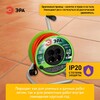 Миниатюра фото удлинитель силовой эра rp-4e-3x1.5-40m на пластиковой катушке c заземлением 4 розетки 40м пвс 3х1,5мм2 б0056103 | 220svet.ru