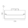 Миниатюра фото трековый однофазный светильник 48v12w lightstar uno cct 269006cct | 220svet.ru