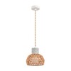 Миниатюра фото подвесной светильник lumion boho 8367/1a серый/белый | 220svet.ru