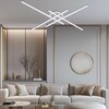 Миниатюра фото потолочная люстра с пультом ду citilux trent cl203640 | 220svet.ru