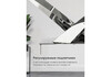 Миниатюра фото стол стеклянный woodville levon 200x100x75 black 15563 | 220svet.ru