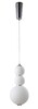 Миниатюра фото подвесной светильник crystal lux desi sp3 chrome/white | 220svet.ru