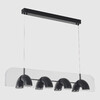 Миниатюра фото подвесной светильник crystal lux element sp48w led black | 220svet.ru