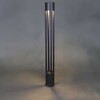 Миниатюра фото уличный светильник reluce 09958-0.7-001kt 1,0m gu10 bk | 220svet.ru