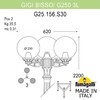 Миниатюра фото садово-парковый фонарь fumagalli gigi bisso/g250 3l g25.156.s30.aye27 | 220svet.ru