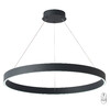 Миниатюра фото подвесная люстра светодиодная с пультом ду crystal lux tron sp70w led black | 220svet.ru