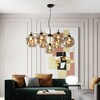 Миниатюра фото подвесная люстра imperium loft etna d57 amber 344131-26 | 220svet.ru