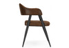 Миниатюра фото стул на металлокаркасе woodville twin brown / black 15923 | 220svet.ru