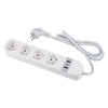 Миниатюра фото умный сетевой фильтр uniel p-gcl4-1,8 a201/uc/wf white | 220svet.ru