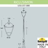 Миниатюра фото садово-парковый фонарь fumagalli ricu/simon u33.157.000.axh27 | 220svet.ru