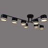 Миниатюра фото люстра reluce 79730-0.3-08 gx53 bk | 220svet.ru