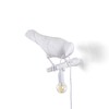 Миниатюра фото настенный светильник bird looking right white outdoor seletti 14721 | 220svet.ru