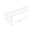Миниатюра фото шинопровод накладной латунь 2м elektrostandard line magnetic 85227/00 | 220svet.ru