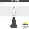 Миниатюра фото ландшафтный фонарь fumagalli lot/noemi e35.113.000.wxh27 | 220svet.ru