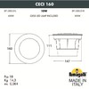 Миниатюра фото грунтовый светильник fumagalli ceci 160  3f1.000.000.axd1l | 220svet.ru